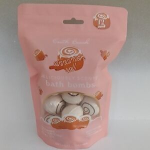 Cinnamon Roll Bath Bombs